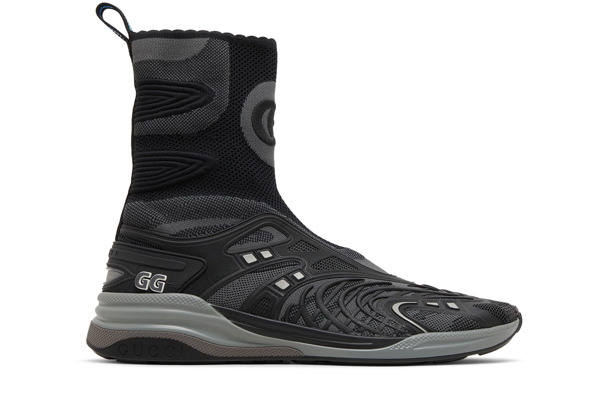 Gucci Ultrapace R Mid 'Black Grey' 6557382TK10-8895