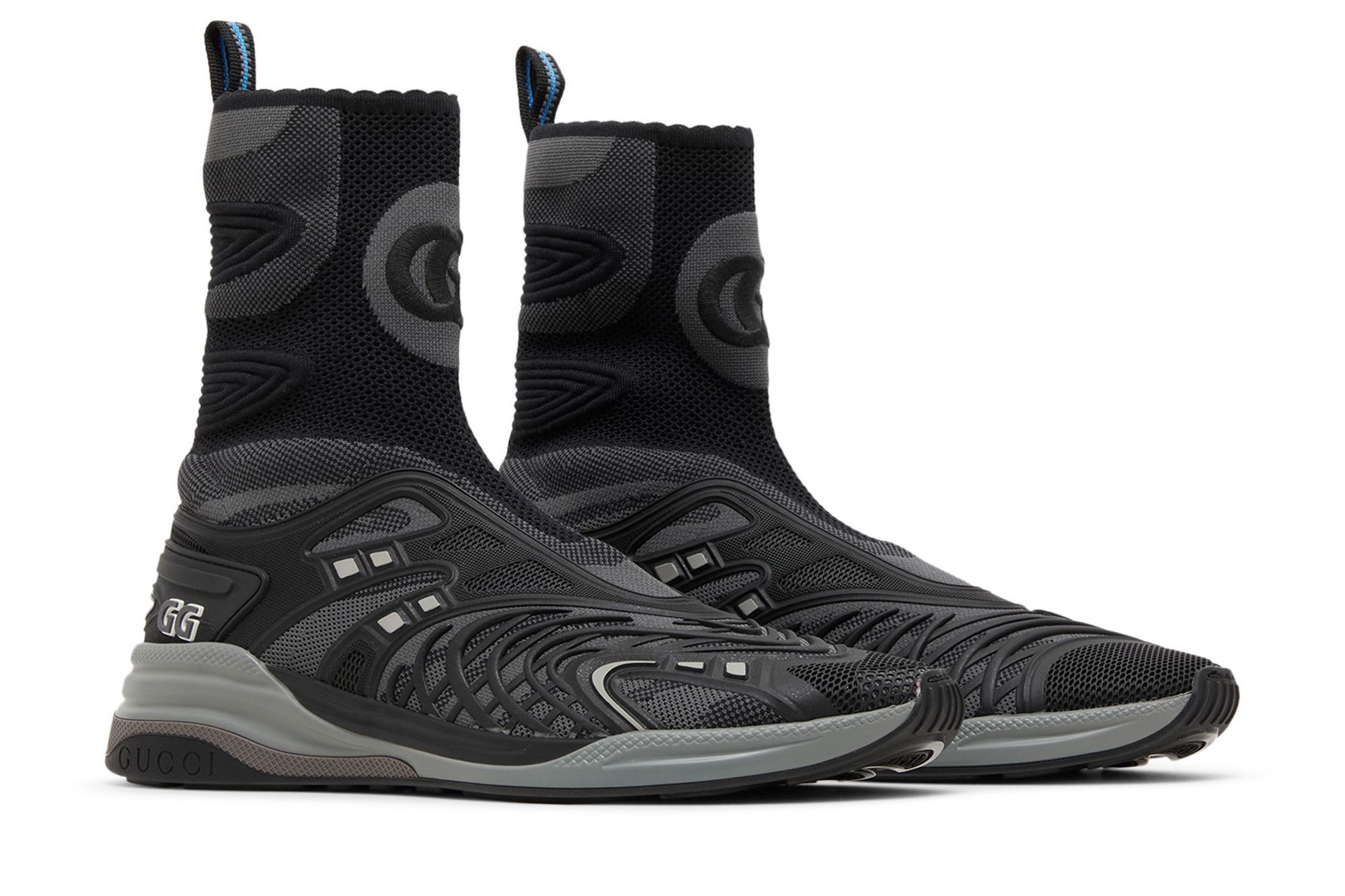 Cheap Gucci Ultrapace R Mid ''Schwarz Grau'' 6557382TK10-8895
