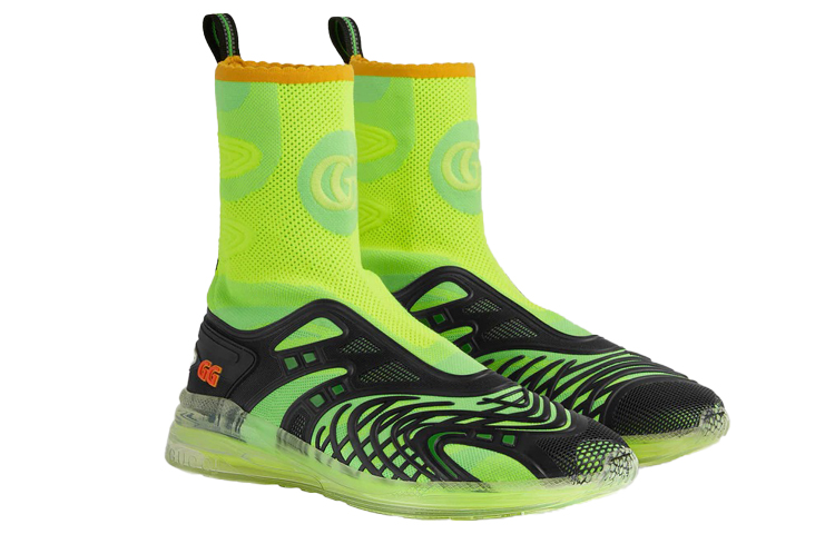 Order Gucci Ultrapace R Mid 'Hijau Neon Hitam' 660011-2TK10-8870