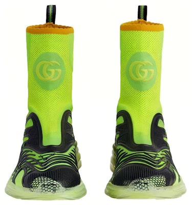 Gucci Ultrapace R Mid 'Neon Green Black' 660011-2TK10-8870 Lookbook Gucci Ultrapace R Mid 'Neon Green Black' 660011-2TK10-8870