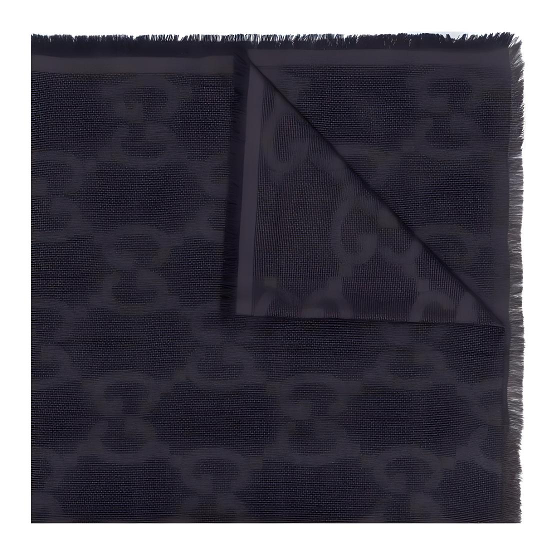 GUCCI Unisex Black Silk Wool Scarf - Minimalist Fashion Style 6951394GA101000