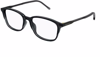 GUCCI Unisex Irregular Black Optical Glasses with Logoed Temples. GG1610OA002 GUCCI Unisex Irregular Black Optical Glasses with Logoed Temples. GG1610OA002