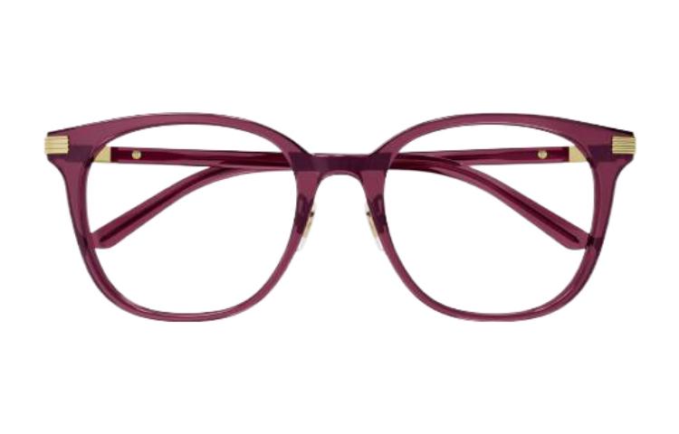 Lookbook Kacamata Optik Unisex GUCCI Pink Frame Asetat Tidak Beraturan GG1453OK003