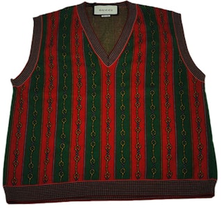 古驰男女同款多色V领针织马甲带Logo 562950-XKAKW-6527 Buy 古驰男女同款多色V领针织马甲带Logo 562950-XKAKW-6527