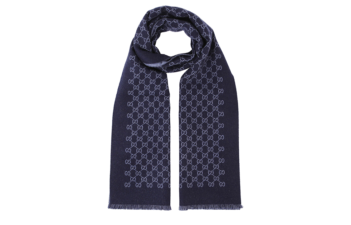 GUCCI Unisex Wool Knit Scarf Japanese Style 391246-4G200-4569 圖 3