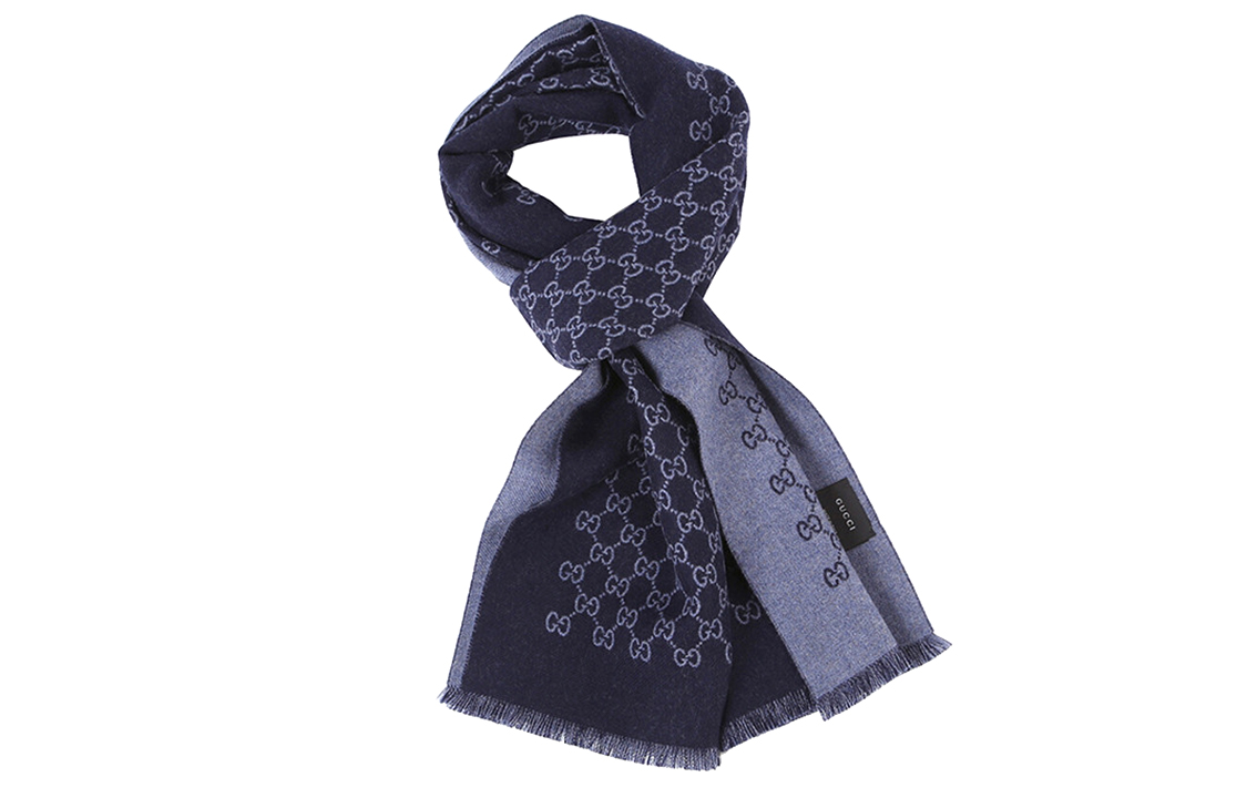 GUCCI Unisex Wool Knit Scarf Japanese Style 391246-4G200-4569 圖 4