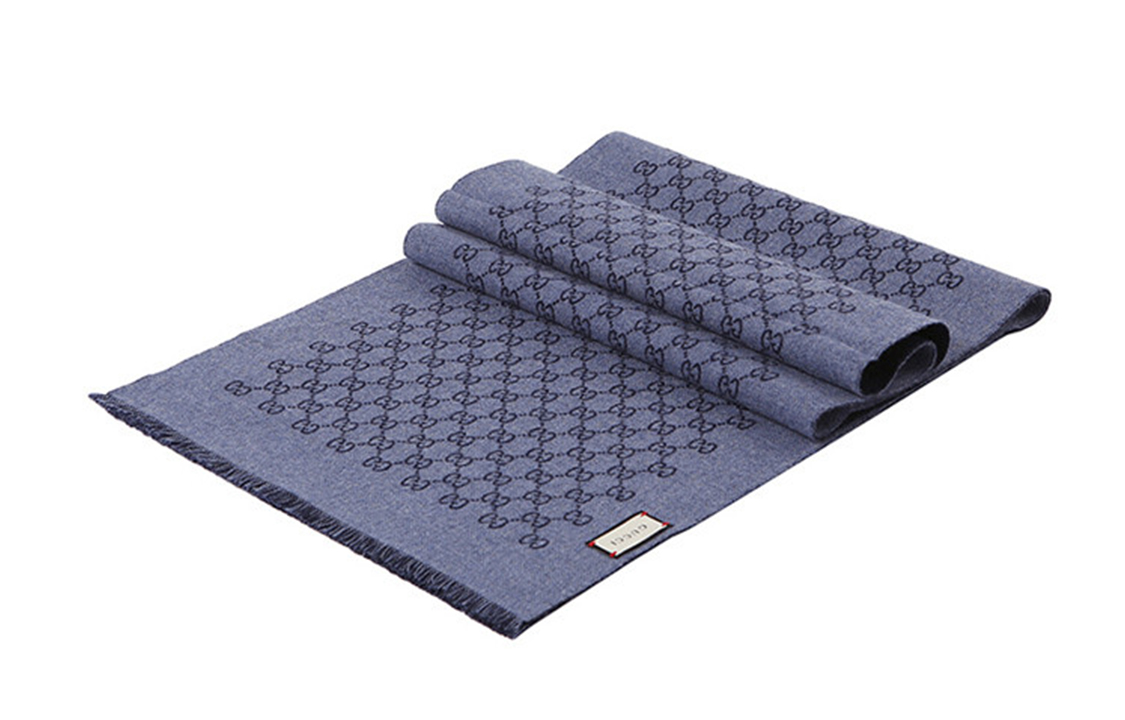 GUCCI Unisex Wool Knit Scarf Japanese Style 391246-4G200-4569 圖 5