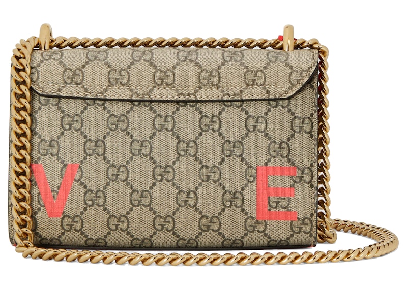 Order 구찌 발렌타인 GG 수프림 패드락 스몰백 (베이지/에보니)
