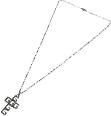 古驰复古G立方925银男士项链 - 银色 YBB57699400100U Order 古驰复古G立方925银男士项链 - 银色 YBB57699400100U