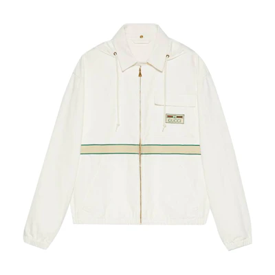 Gucci Vintage Label Eco-Friendly Jacket White () 655708-XDBPZ-9692