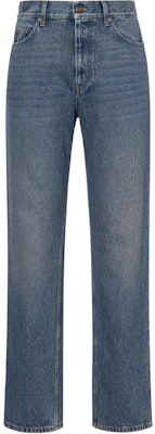 Gucci Vintage Logo Jeans Lelaki Biru Distressed Tapered 623953-XDBBQ-4011 Buy Gucci Vintage Logo Jeans Lelaki Biru Distressed Tapered 623953-XDBBQ-4011