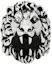 Buy GUCCI Vintage Web Lion Head Black Fashion Ring with Crystals for Men 402763-J1D50-9074