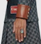 Details for GUCCI Vintage Web Ring in Palladium-Plated with Crystal Lion Head Unisex 402763-J3F42-8162