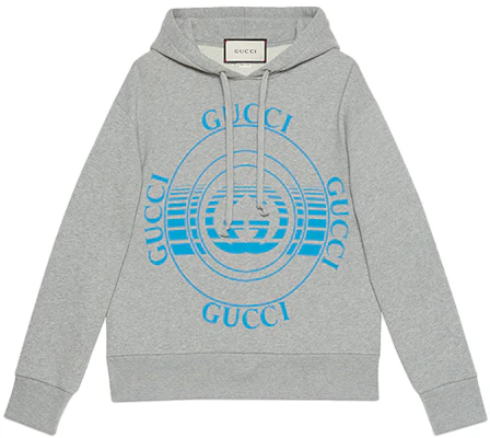 グッチ ビニールプリント オーバーサイズ ロゴ スウェットシャツ グレー 475374-XJCSO-1060 Buy グッチ ビニールプリント オーバーサイズ ロゴ スウェットシャツ グレー 475374-XJCSO-1060
