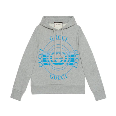 Gucci Vinyl Print Oversized Logo Sweatshirt Grey 475374-XJCSO-1060