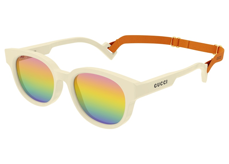 Gucci Wayfarer Sunglasses Ivory/Rainbown (GG1237SA-003-FR)