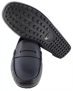 Gucci Kasut Loafer Kulit Aksen Web 'Hitam' 566294-BTRE0-1060 Purchase Gucci Kasut Loafer Kulit Aksen Web 'Hitam' 566294-BTRE0-1060