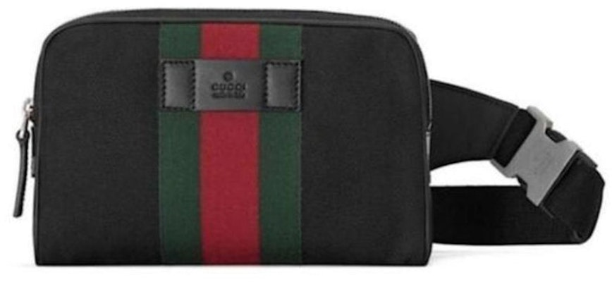 Gucci Web Belt Stripe Fanny Pack Black Buy Gucci Web Belt Stripe Fanny Pack Black