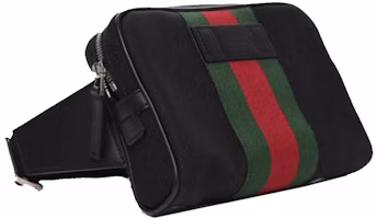 Order Gucci Web Belt Stripe Fanny Pack Black