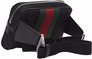 Lookbook Gucci Web Belt Stripe Fanny Pack Black