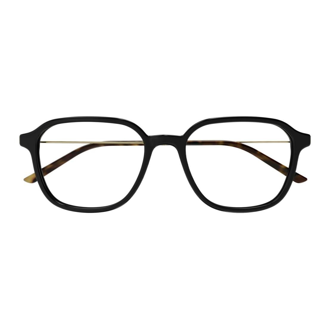 Lookbook GUCCI Web Logo Acetate Square Optical Glasses Unisex Black. GG1576O