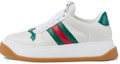 Buy Gucci 网纹板鞋 '白绿红' 771457-AAC0S-9063