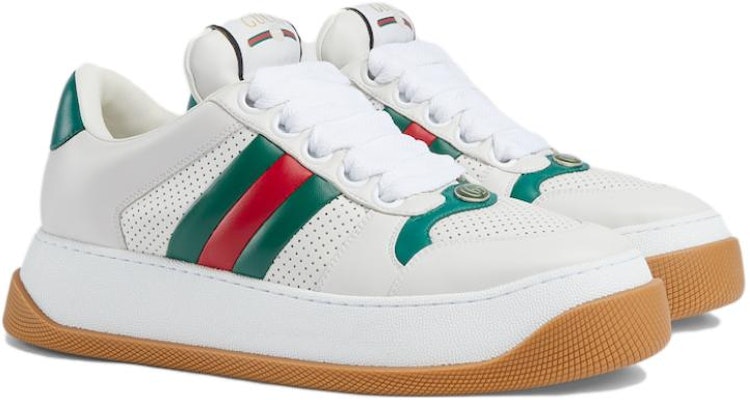 Gucci 网纹板鞋 '白绿红' 771457-AAC0S-9063 Order Gucci 网纹板鞋 '白绿红' 771457-AAC0S-9063