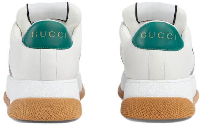Gucci 网纹板鞋 '白绿红' 771457-AAC0S-9063 Shop Gucci 网纹板鞋 '白绿红' 771457-AAC0S-9063