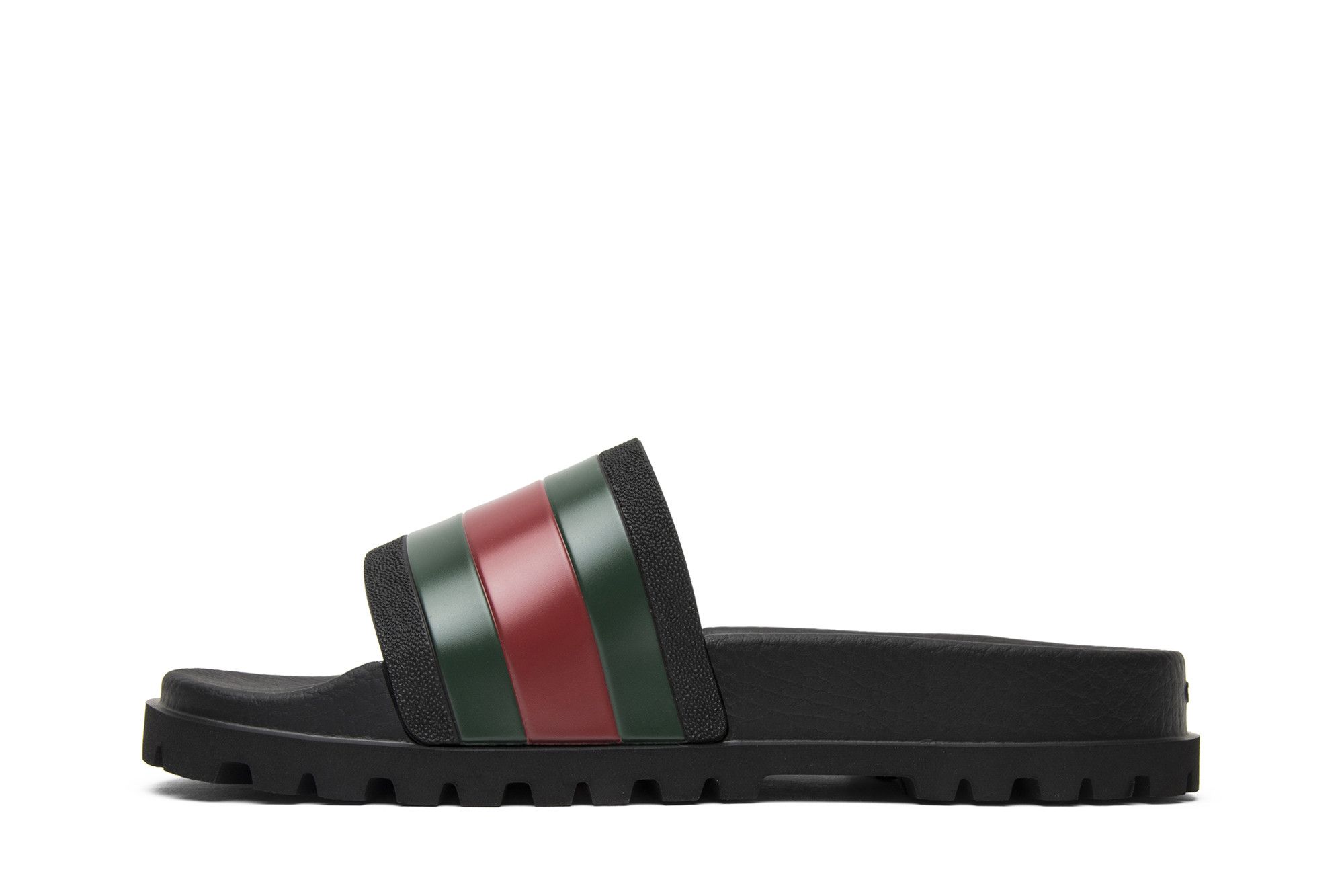 Shop Gucci Sandalia Web 'Negra' 429469-GIB10-1098