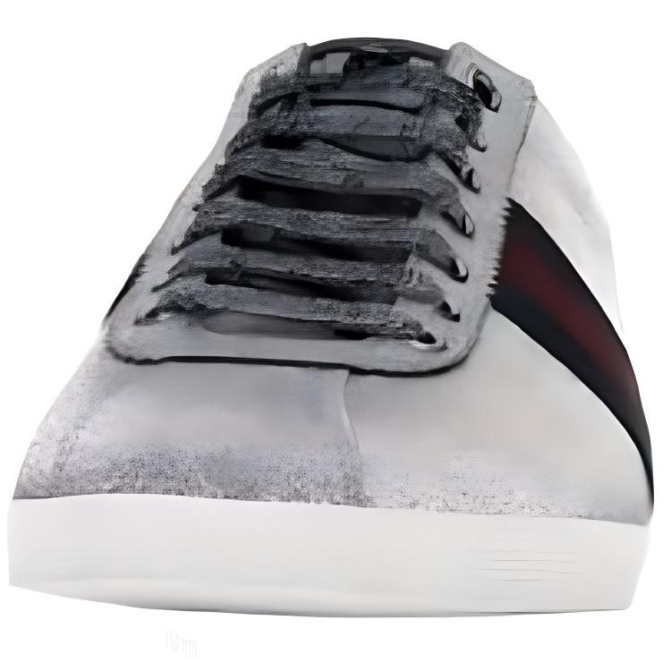 Lookbook Gucci Web Sneaker 'Glitter Studs' Kasut Berkilau ‎414684-KW040-8162