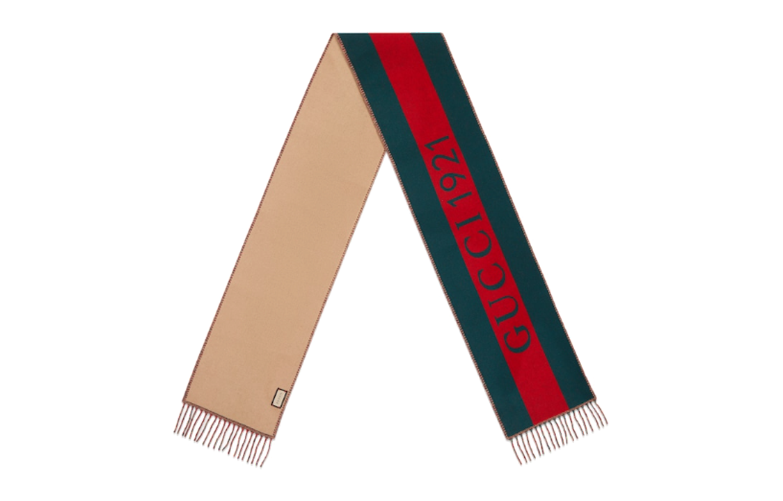 GUCCI Webbing Jacquard Knit Scarf Unisex Couple Style Multicolor. 7656264G2003179 圖 3