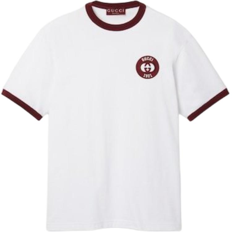 Gucci White Crew Neck Slim Fit T-Shirt 795939-XJGRG-9692