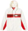 Order Jaket Hoodie Track Gucci Putih Nylon dengan Garis Striped 599935-XDA0X-9061