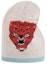 Order GUCCI White Wool Knit Beanie with Embroidered Pattern - Unisex Couple Style. 493986 4G206 3974
