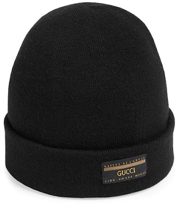 GUCCI Wool-Blend Knit Beanie with Logo Patch 612118-4G332-1000 Lookbook GUCCI Wool-Blend Knit Beanie with Logo Patch 612118-4G332-1000