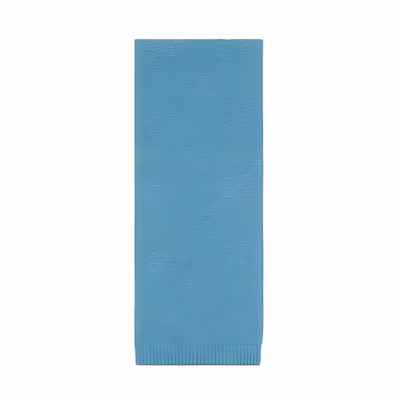 GUCCI Wool Knit Logo Scarf for Kids - Blue. 7017104K206