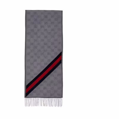 GUCCI Wool Yarn Scarf Unisex Couple Style 570603-3GB18-1768