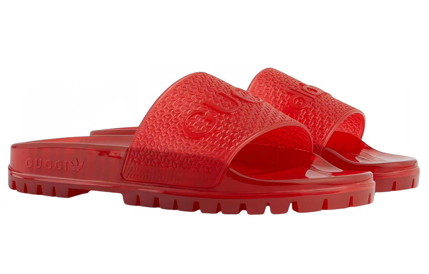 Order Gucci×adidas アディレット スライド (レッド) 721229-JAACP-6501