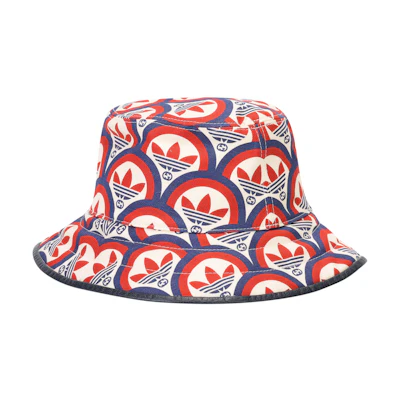GUCCI adidas Bucket Hat Blue/Red Collaboration Series 696476-4HAQF-6468