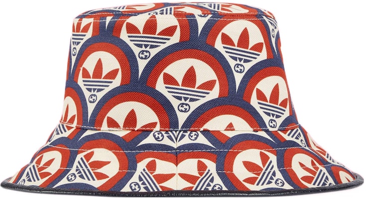 GUCCI x adidas Bucket Hat Blue/Red Collaboration Series 696476-4HAQF-6468 Order GUCCI x adidas Bucket Hat Blue/Red Collaboration Series 696476-4HAQF-6468