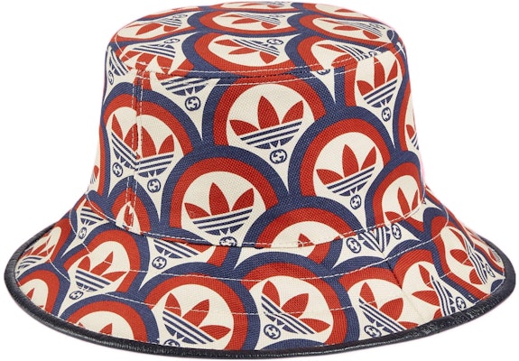 GUCCI x adidas Bucket Hat Blue/Red Collaboration Series 696476-4HAQF-6468 Shop GUCCI x adidas Bucket Hat Blue/Red Collaboration Series 696476-4HAQF-6468