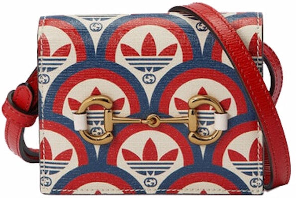 Gucci x adidas Card Case With Horsebit Blue/Red Buy Gucci x adidas Card Case With Horsebit Blue/Red