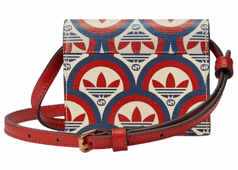 Order 구찌X아디다스 카드지갑 (홀스빗 블루/레드)
