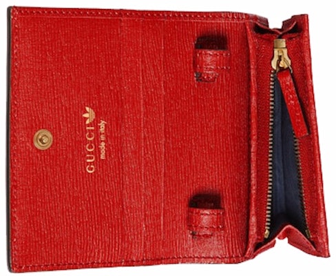 Gucci x adidas Card Case With Horsebit Blue/Red Lookbook Gucci x adidas Card Case With Horsebit Blue/Red