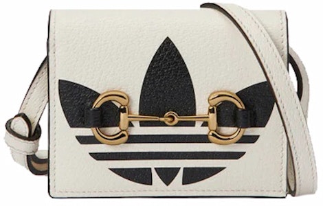 Gucci x adidas 馬銜扣名片夾 白色/黑色 Buy Gucci x adidas 馬銜扣名片夾 白色/黑色