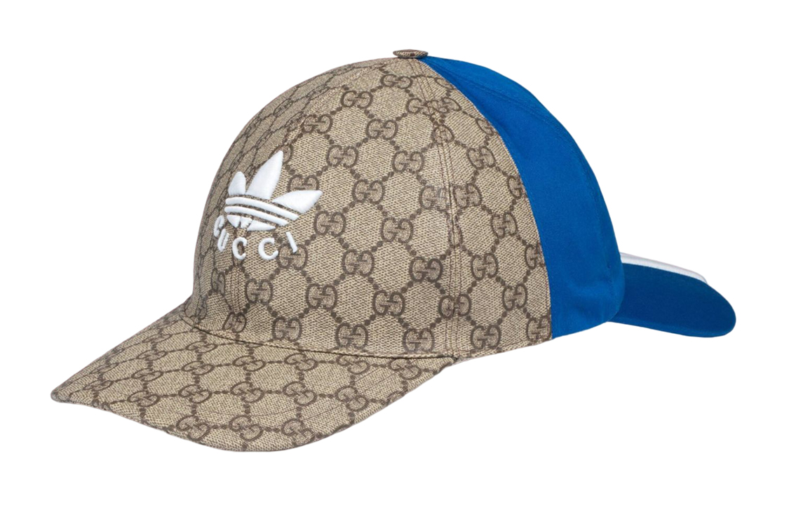 Order GUCCI x Adidas聯名藍色棉質男士舒適棒球帽。 719406-4HAST-9768