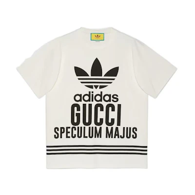 Gucci adidas FW22 Logo Print White Tee 616036-XJEW1-9095