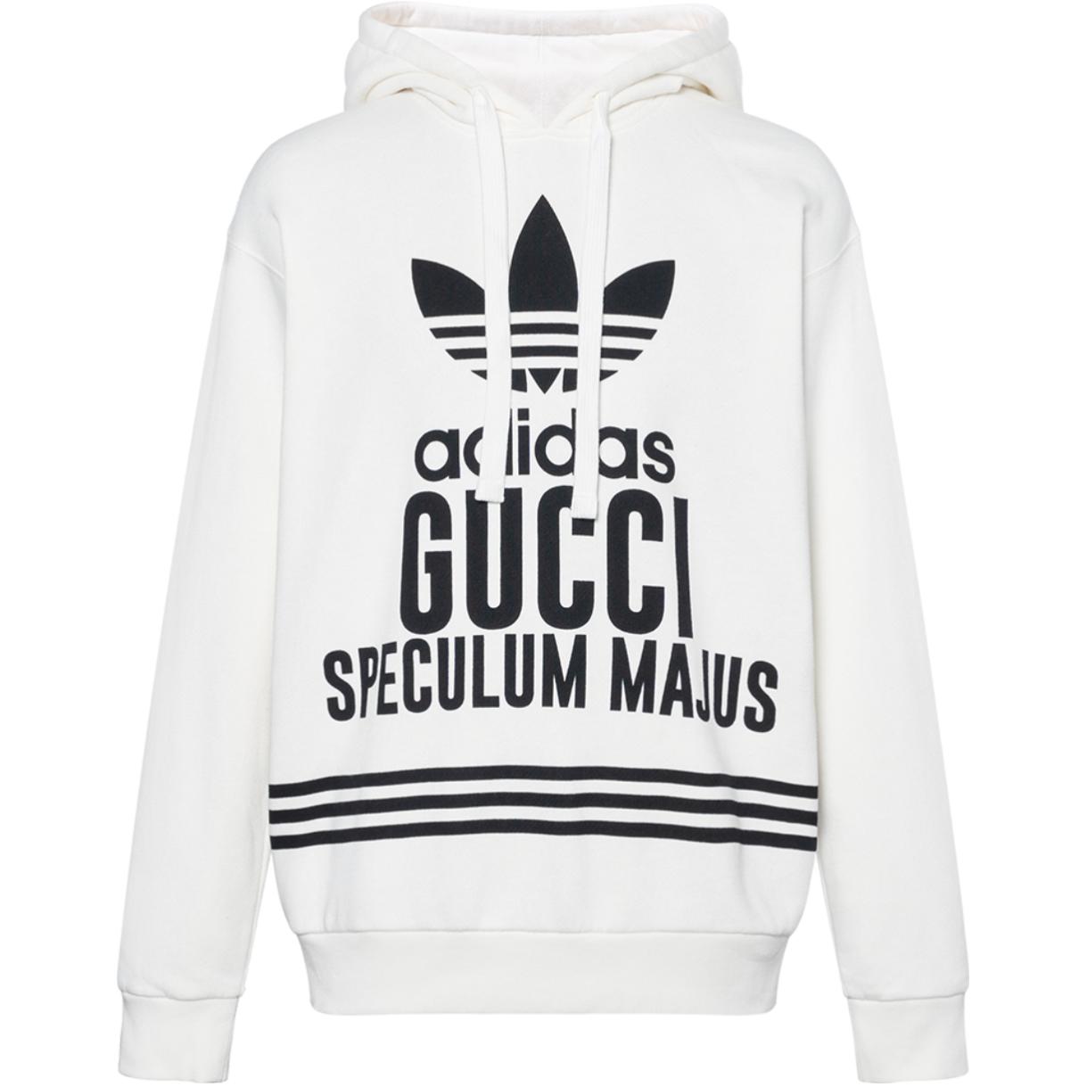 Gucci x adidas FW22 Logo White Hoodie 717427-XJEXK-9095