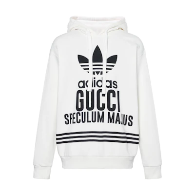 Gucci adidas FW22 Logo White Hoodie 717427-XJEXK-9095