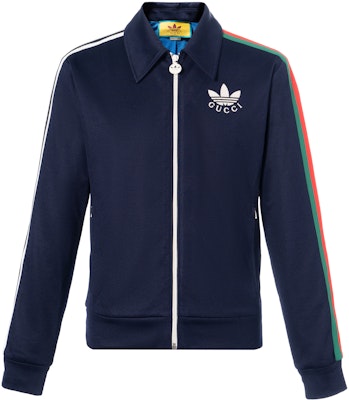 Jaket Gucci x adidas FW22 Navy Striped dengan Kerah Bordir. 692112-XJEKX-4904 Buy Jaket Gucci x adidas FW22 Navy Striped dengan Kerah Bordir. 692112-XJEKX-4904